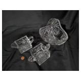 Vintage Crystal Cut Glassware Set