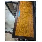 Vintage Wood and Glass Display Cabinet