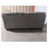 Gray Microfiber 3-Seat Sofa