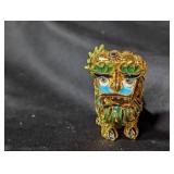 Chinese CloisonnÃ© Enamel Foo Dog Figurine