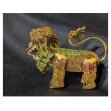 Chinese CloisonnÃ© Enamel Foo Dog Figurine