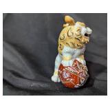Vintage Satsuma Style Foo Dog Figurine