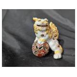 Vintage Satsuma Style Foo Dog Figurine