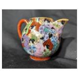 Vintage Hand-Painted Ceramic Creamer with Geisha Design