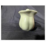 Green Ceramic Candle Holder with Lid