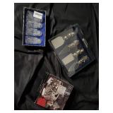 Lot of Wine Stopper, Candle Holder, Salt & Pepper Shakers, and Cheese Spreaders