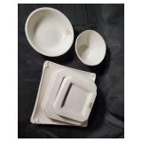 Godinger & Co. Ceramic Dish Set with Rooster Design