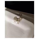 Godinger & Co. Ceramic Dish Set with Rooster Design