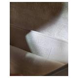 Vintage Beige Leather Shoulder Bag with Gold Hardware