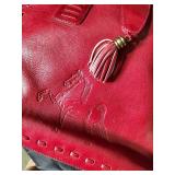 Lot of 2 Genuine Leather Handbags - Marino Orlandi & M. DEARRIAGA