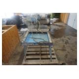 Alba Model TVR-2M Commercial Wet Saw Tile Saw