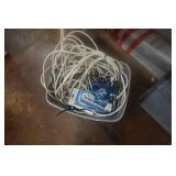 Large Tote With Electrical Wiring and Tools