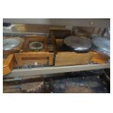 Large Lot of Wall Mount and Desk Top Clocks In Assorted Sizes and Styles
