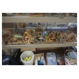 Large Lot of Wildlife Outdoor Themed Bird Houses