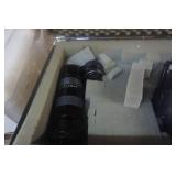 Canon A-1 SLR Camera With Flash, Lenses, and Hard Case