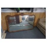 Wood Framed Vanity Mirror