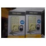 2 - Tru Bolt Brand Electronic Dead Bolt Lock With Remote Control