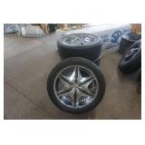 4 - Nitto NT4220S Truck Tires on Akuza Rims