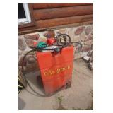 Gas Dock Wheeled Gasoline Storage and Delivery Barrel