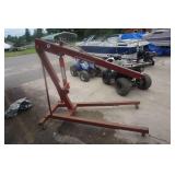 Big Red Brand 3 Ton Heavy Duty Wheeled Industrial Hoist