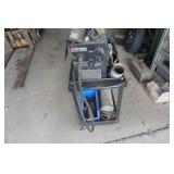Craftsman Wire Feed Mig Welder With Tank, Tips, Wire on Wheeled Cart