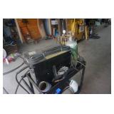 Craftsman Wire Feed Mig Welder With Tank, Tips, Wire on Wheeled Cart