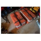 Large Lot of Life Jackets In Assorted Sizes and Styles