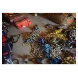 Large Lot of Boat Anchors In Assorted Sizes and Styles With Rope
