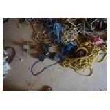 Large Lot of Boat Anchors In Assorted Sizes and Styles With Rope