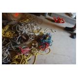 Large Lot of Boat Anchors In Assorted Sizes and Styles With Rope