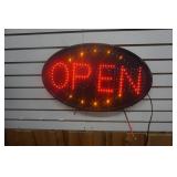 Lighted Flashing Electric Open/Closed Sign