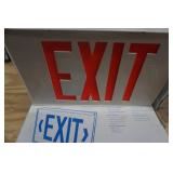 2 - Westinghouse Brand Electric Exit Signs