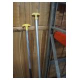 2 - Plastic Canoe Paddles