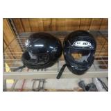 2 - HJC Brand Full Face Shield Motorcycle/Snowmowbile Riding Helmets
