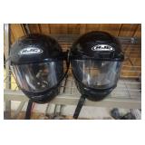 2 - HJC Brand Full Face Shield Motorcycle/Snowmobile Riding Helmets