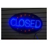 Lighted Flashing Electric Open/Closed Sign