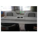 Crestliner Boats Rear Padded Bench Set With Cup Holder