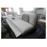 Crestliner Boats Rear Padded Bench Set With Cup Holder