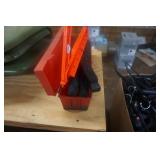 Set of 3 - Folding Road Side Hazzard Signs With Storage/Carry Case