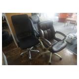 Lot of 3 Wheeled Office Chairs