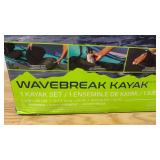 Tobin Sports Wavebreak Inflatable 2-person Kayak-Blue