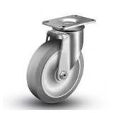 Set of 4 ECOFORMA Encore Rubber 5" dia x 1-1/4" Wide Wheel 6" Overall Height 325LB(23189)