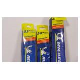 Set of 3 Michelin Guardian Wiper Blades-22",24", & 26"