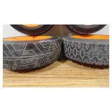 Set of 4 Medium Duty Wheel- 8"D , 2.5" Thick