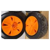 Set of 4 Medium Duty Wheel- 8"D , 2.5" Thick