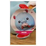 5 Surprise Snackles Series 1 Plush Hippo and Cinnabon-Hugh