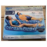 Aqua Leisure Luxury Water Recliner Lounge Tanner Pool Float 2-Pack