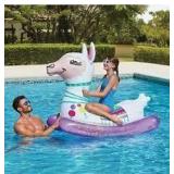 Members Mark Inflatable Ride On LLama Float Over 5 Feet Long