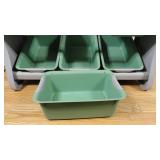 Sterilite 9 Bins Storage Rack- 30½"x15"x30"