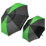 Nautica 2-Pack Golf Umbrella Set-Green/ Navy